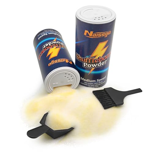 Shuffleboard Sand Wax Shuffleboard Powder Set with Small Brush & Pan - style: 2 Cans Medium Speed