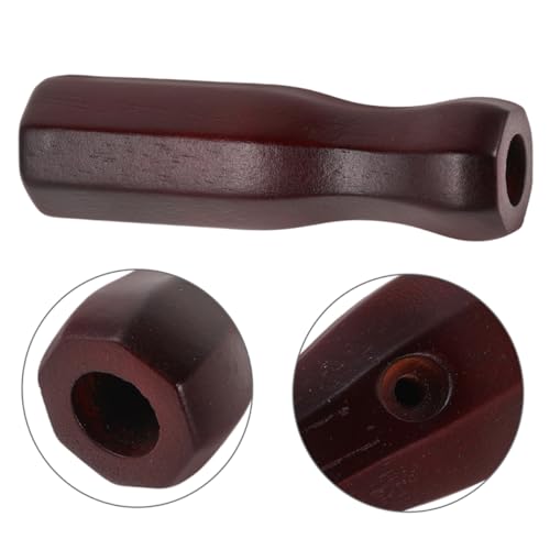 2pcs Table Soccer Rod Handle Solid Wood Ergonomic Octagonal Shape Replacement Part for Foosball Machine