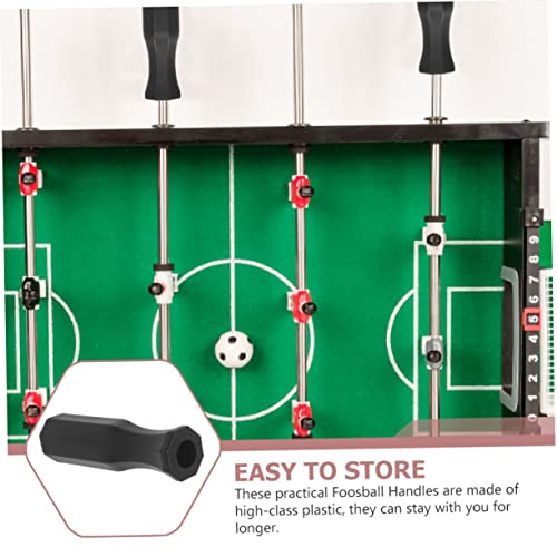 Holibanna 8Pcs Nonskid Foosball Table Handles Durable Grips for Standard Football Tables Ergonomic Design for Enhanced Game Experience Replacement for Foosball Parts