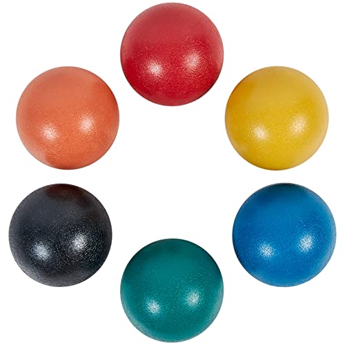 ApudArmis Croquet Ball Replacement Set, 6 Colored Balls for 28'', 32'' and 35'' Six Player Game - color: B Version Multi-colored, size: 3.3 Inches