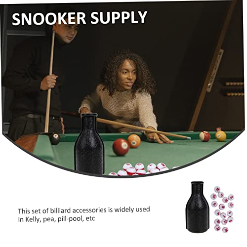 1 Set Dice Bottle Resin Dice Dices Pool Table Balls Tally Peas Red Pool Snooker Billiard Shaker Bottle Pool Shaker Bottle Snooker Accessory Snooker Bottle Dice Cup Billiards