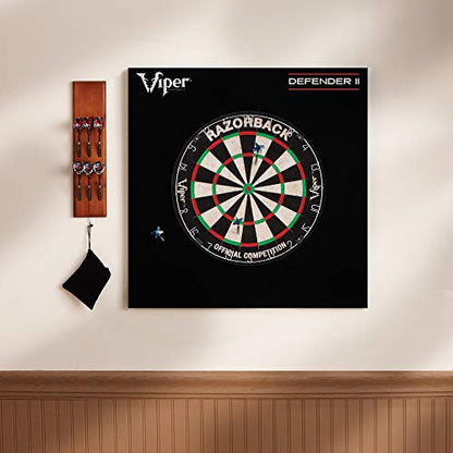Viper Defender II Backboard & Sisal/Bristle Steel Tip Dartboard Bundle - style: Backboard Surround Only (No Dartboard)