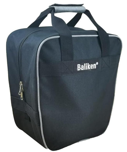 BALIKEN Bowling Single Tote Bag, Durable, Compact and Stylish Durability Easy to Carry Holds One bowling ball - color: Black