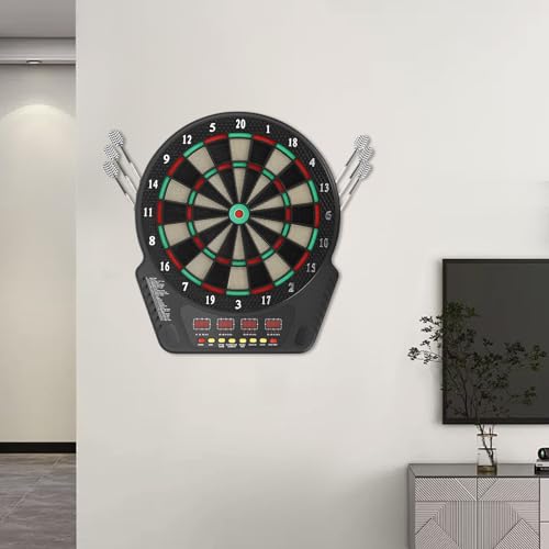 Electronic Dart Board, Innovative Dart Machine with 6 Soft Tip Darts, 27 Game Modes & LED Display for Home or Game Room