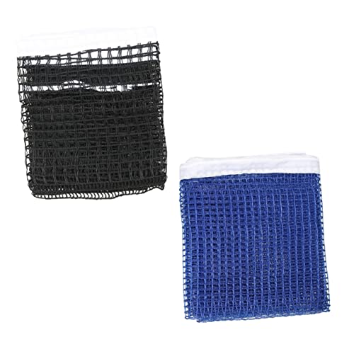2pcs Regulation Pong Net Bike Cage Mount Base Keychain Mirror Equipment Table Tennis Ball Net Suit Table - size: 175X15CM