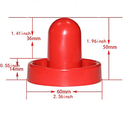8 Pcs Air Air Hockey Paddle Pusher Puck Replacement Mini Slider Pusher Multi Game Table Replacement Accessories