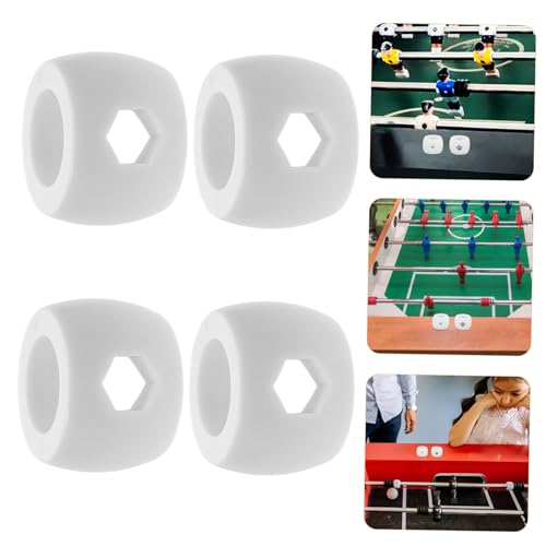 Abaodam 5sets Foosball Bushings Bearing Rods Mini Table Football Stopper Ring Plastic Goal Bar Positioner 4pcs*5