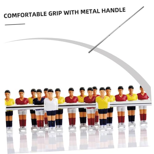 2pcs Foosball Table Replacement Rods Extended Steel Poles Operation Handles for Adult and Tabletop Soccer Game Accessories