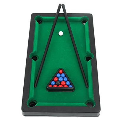 Garosa Mini Pool Table, Plastic Interactive Simulation Tabletop Game Set for Kids, Fun Billiard Game, Engages Creativity, Perfect for Desktop Play