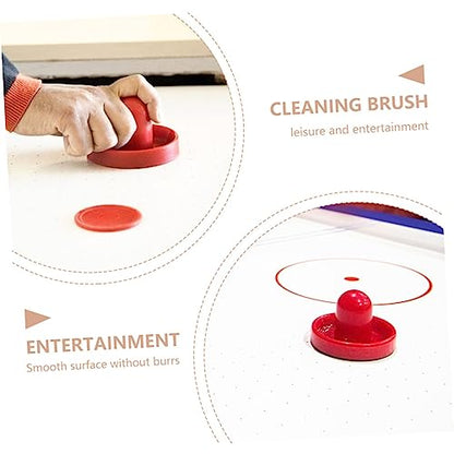 VANZACK 1set Air Hockey Pucks and Accessories Kit Pucks Strikers and Cloths for Rooms and Carnivals