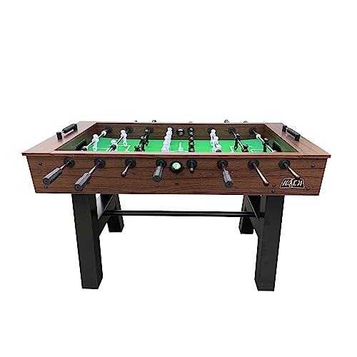 KICK Valkyrie 55" Foosball Table – Professional Full-Size Indoor Game Table - color: Brown