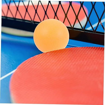 Red Pong Balls Silicone Plugs 50 Pack Punched Balls for Table Tennis Training Versatile for Outdoor Indoor Play