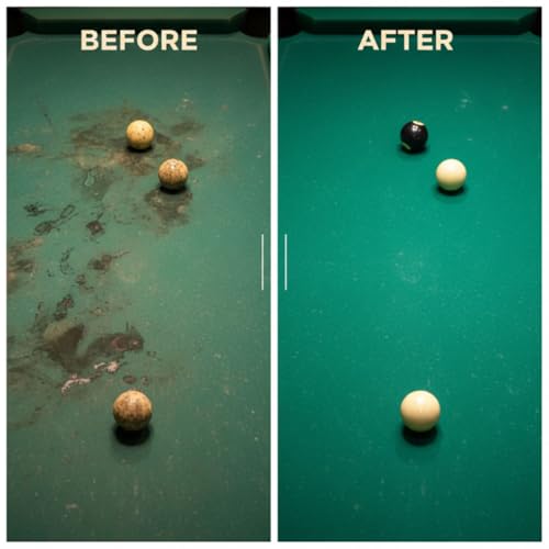 Fast-Drying Pool Table Felt Cleaner Foam, Foam Billiard Tables Cleaner Spray with Brushes, Billiard Tables Cleaner Spray Set (3PCS) - color: 3PCS