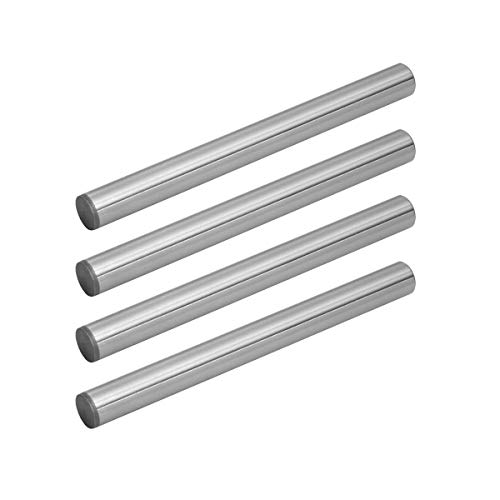 POWERTEC 71473 Hardened Steel Dowel Pins 3/8 Inch | Heat Treated and Precisely Shaped for Accurate Alignment – 4 Pack - size: 3/8" x 4" (4pk)