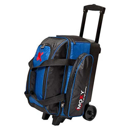 Moxy Bowling Products Double Roller Bowling Bag - color: Royal/Black