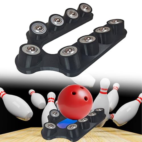 Bowling Ball Spinner, Bowling Cup Rotating Bowling Ball Cup Holder, Spare Balls Holder Spinner for Bowlings Sports Ball Display Stand Suitable for All Balls Types,Easy to Use - color: black-09