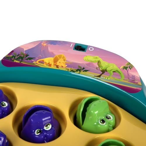The Fishing Game - Dinosaur Edition - Classic Animated Catching Game, Dinos Spin Around & Bite Up & Down, Kids Ages 3+, 2-4 Players - style: Dinosaur