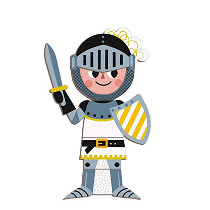 Janod - MagnetiBook 45 pc Magnetic Boys Costumes Dress Up Game - Travel Entertainment - Encourages Imaginative Play - Boosts Creativity and Confidence - Enhances Fine Motor Skills - style: Boys Costumes