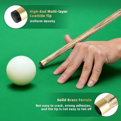 AKLOT Pool Cues Sticks, 57" /36" Billiard Cues Sticks 13/12mm Tip One Piece Wood Pool Cue with 20/12oz Pool Sticks for Adults Beginners Small Spaces Bar - size: 57" 20OZ Pool Cue Set of 4