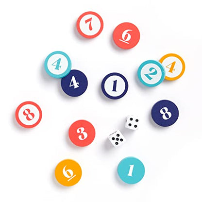 Galison Wexler Studios Roll Out! Blowout – Fun Dice and Checker Game for Adults and Kids Perfect for Travel and Family Game Night, 2-4 Players - style: Roll Out! Blowout