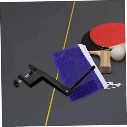 Abaodam Portable Table Tennis Net Set Posts Universal Elastic Mesh for Indoor and Outdoor Use Retractable Design for Easy Setup for Training and Competition