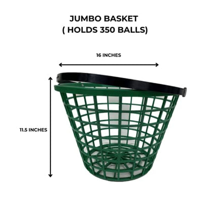 Basket - Range Ball - color: Green, size: Jumbo/Utility (350 Capacity)