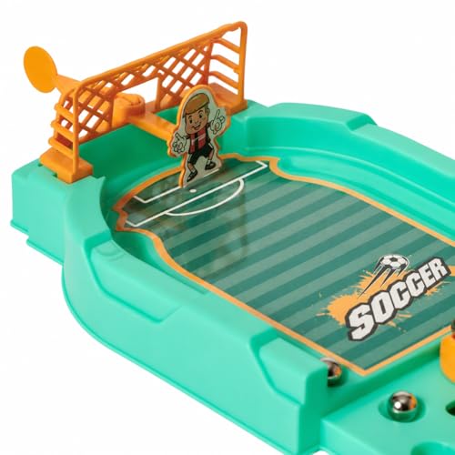 Mini Bowling Set, Wooden Bowling Game for Adults, Miniature Bowling Alley, Small Desktop Fun Toy - style: Mini Soccer Game