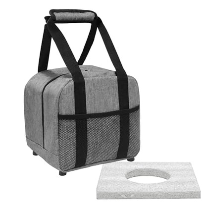 Single Ball Bowling Bag, 1 Ball Bowling Tote With Padded Ball Holder, Mesh Pocket, Padded Handle