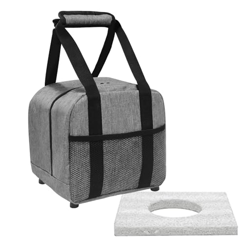 Single Ball Bowling Bag, 1 Ball Bowling Tote With Padded Ball Holder, Mesh Pocket, Padded Handle