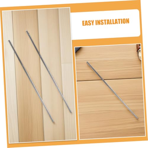 Cabilock 6pcs Foosball Table Replacement Rods with Iron Poles and Protective Caps Soccer Machine Parts for Home Entertainment Easy Installation Enhanced Accuracy and Stability for Tabletop