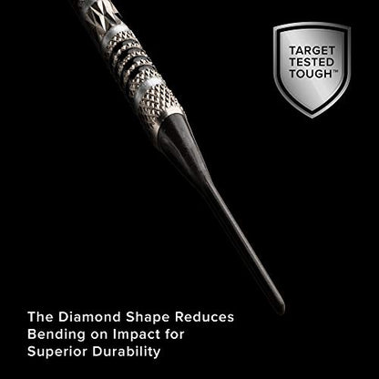 Viper Dart Accessory: Diamond 2BA Thread Soft Tip Dart Points, Black (500 and 1000 Packs)