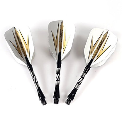 CUESOUL 20/21/22/23/26 Grams Steel Tip Darts - Black Coating Brass Barrels - color: F1201-23g