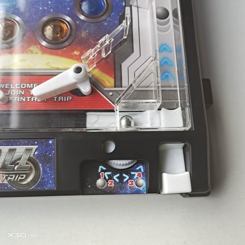 PHATM Pinball Machine for Table Mini Retro Arcade Machine with Lights and Sound Electronic Desktop Arcade for Small Rooms or Flats
