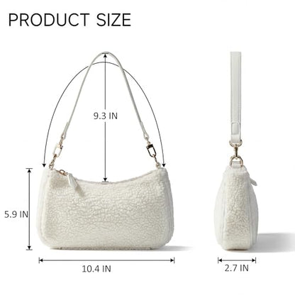 VODIU Clutch Tote Handbags with 2 Removable Straps and Zipper Closure Crossbody Bags Shoulder Purse Handbag for Women - color: Yg-beige
