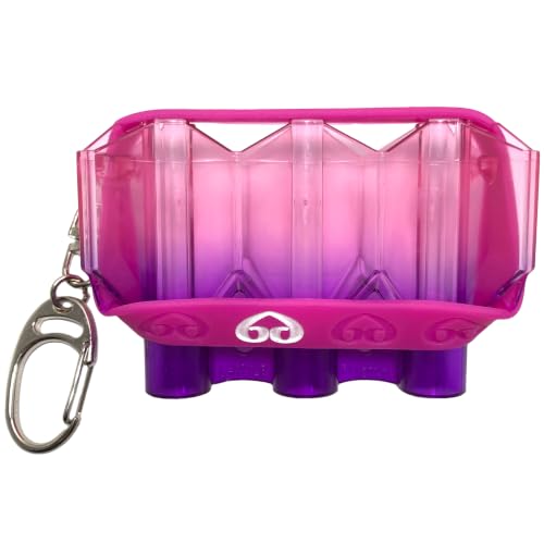 L-style Krystal Flight Case – Hard Shell Case for Dart Flights – Holds 1 Set of 3 Flights - color: Berry