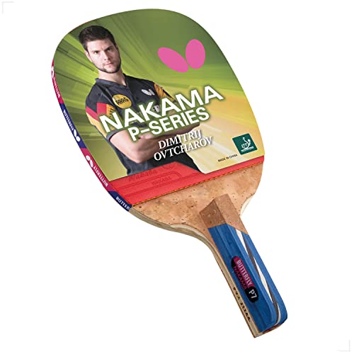 Butterfly Nakama P7 Japanese Penhold Table Tennis Racket | Nakama Series | Outstanding Control with Reliable Speed and Spin | Recommended for Beginning Level Players