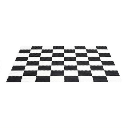 MEGACHESS Giant Chess Set - 25 inch King, with Giant Checkers Set and Giant Plastic Chess Board