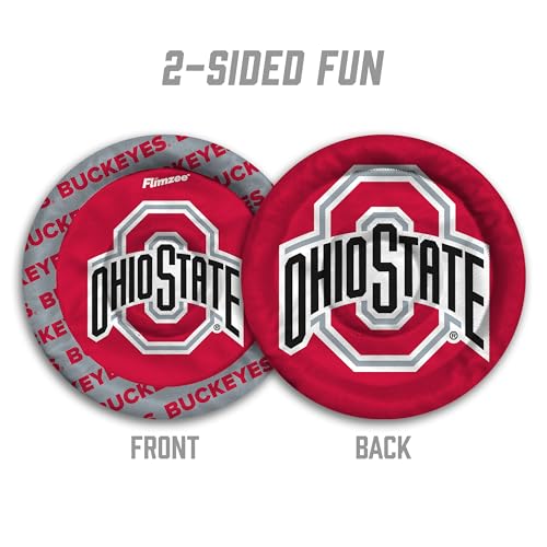 YouTheFan NCAA Ohio State Buckeyes Flimzee Bean-Bag Flying Disc - style: Ohio State Buckeyes