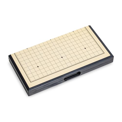 Go Game Set 11 inches - Foldable, Portable and Travel Set, (19 x 19) Strategic Magnetic Board Game (weiqi)
