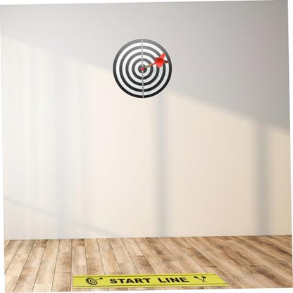 Dart Floor Markings Notice Line Floor Sticker for Dart Throwing Game Supplies