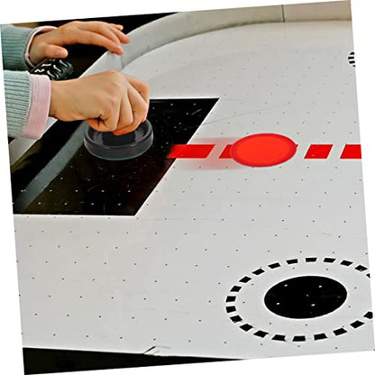VANZACK 1set Air Hockey Pucks and Accessories Kit Pucks Strikers and Cloths for Rooms and Carnivals