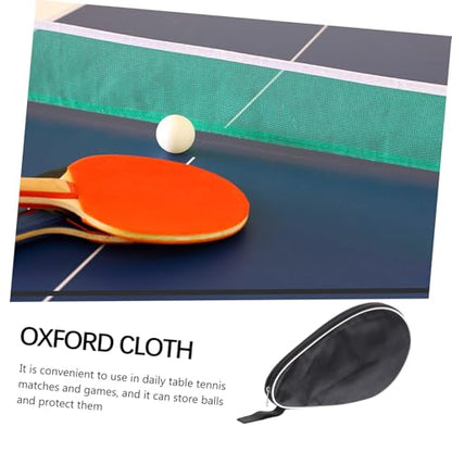 WOONEKY Table Tennis Paddle Bag Lightweight Case for Racket Storage and Organization Compact Pouch for Racket and Balls and Easy to Carry