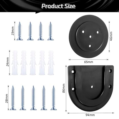 CyeeLife Dartboard Mounting Bracket,Dartboard Bracket Hanging Dartboards Professional,Black - size: O Shaped