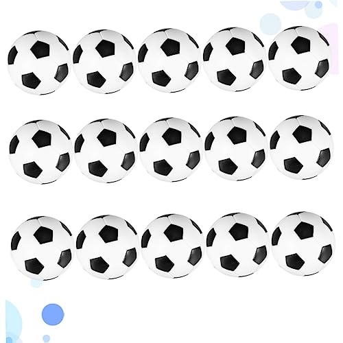 15pcs Mini Tabletop Soccer Game Balls Replacement Foosball Balls for Boys and Girls Toys