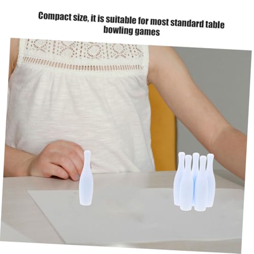 30pcs Mini Bowling Pin for Indoor Game Portable Bowling Pins for Adults Boys and Girls Tableware