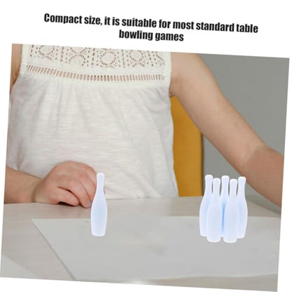 30pcs Mini Bowling Pin for Indoor Game Portable Bowling Pins for Adults Boys and Girls Tableware