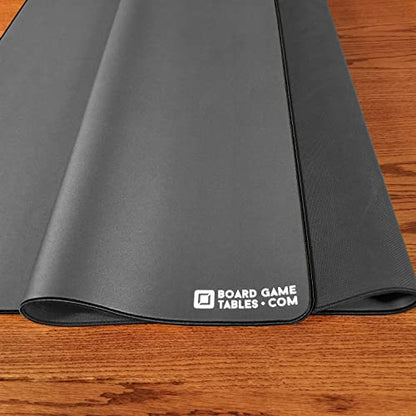 Board Game Playmat [3'x5'/Thick Super Cushioned/Stitched Edge/Water Resistant] with Carrying Case - for Tabletop Board Games, Card Games, RPG Games (Medium, Gray) - color: Gray, size: Medium (3'x5')