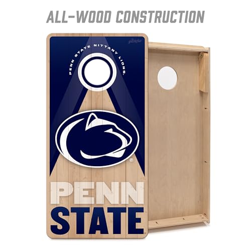 YouTheFan NCAA 2' x 4' Slogan Series Professional Wood Cornhole Game - color: Penn State Nittany Lions