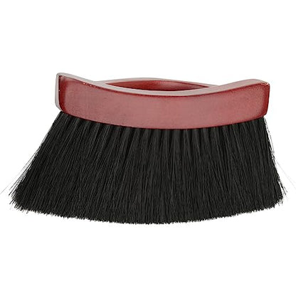 Changor Pool Table Brush PVC Arc Shaped Ergonomic Wood Handle with Hanging Hook for Rail Corner Cleaning