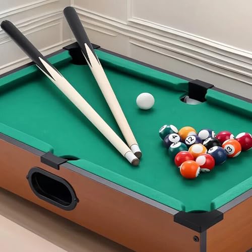 Mini Pool Table Toy – Portable Billiards Game Table for Kids & Adults, Desktop Billiard with Balls & Sticks, Family Game Night Gift for Boys Girls - color: Style B